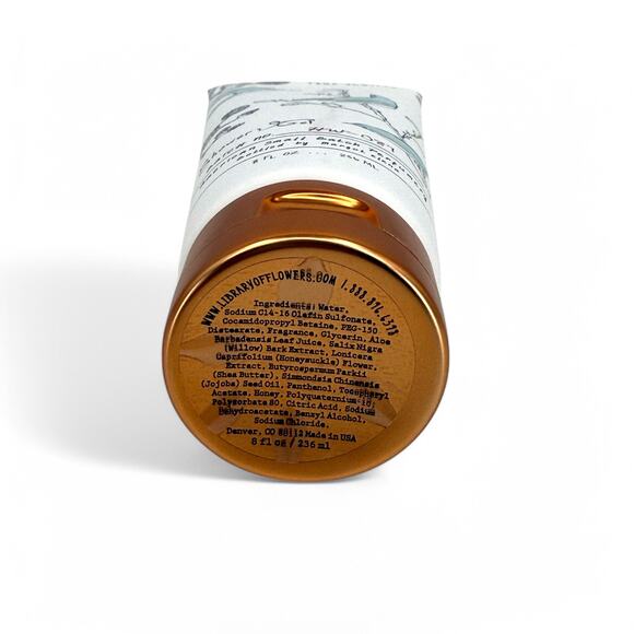 Library of Flowers Perfumed Shower Gel True Vanilla Margot Elena 8 oz 236 ml - Picture 2 of 3